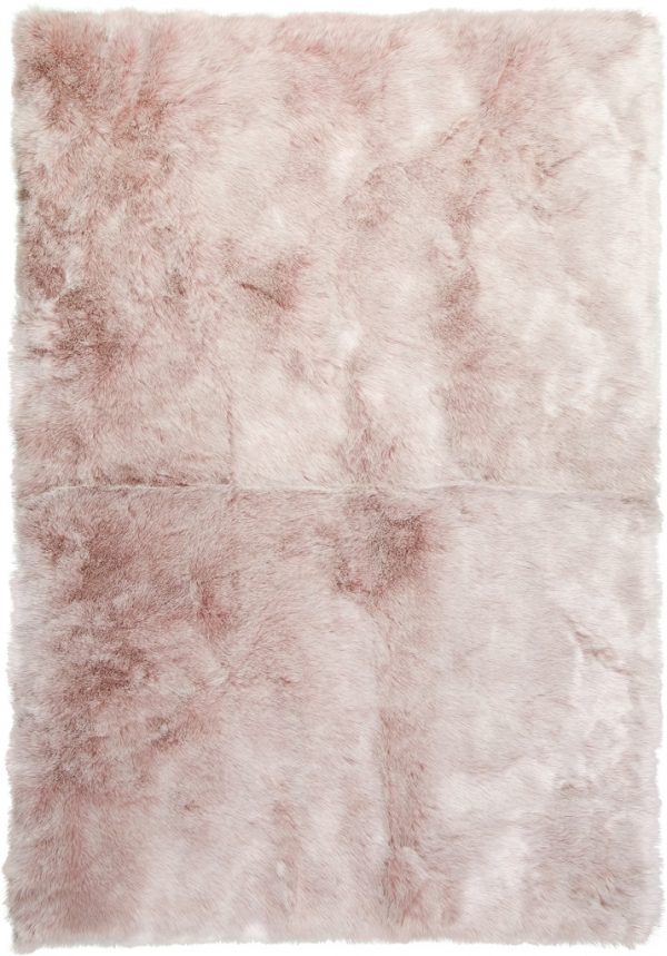 Samba sab495powderpink rózsaszín szőrme szőnyeg 4